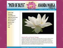 Tablet Screenshot of anandamargaofmadison.org